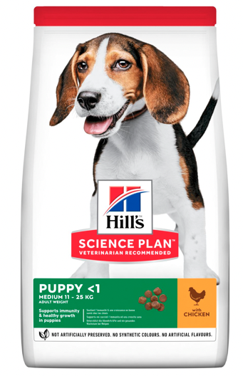 Hill's Puppy Medium med kylling - 2,5, 6 eller 12 kg